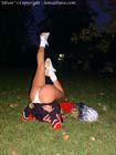 Cheerleader 2 - white thong panties